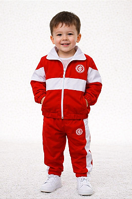 Agasalho Infantil Internacional Conjunto Microfibra Oficial