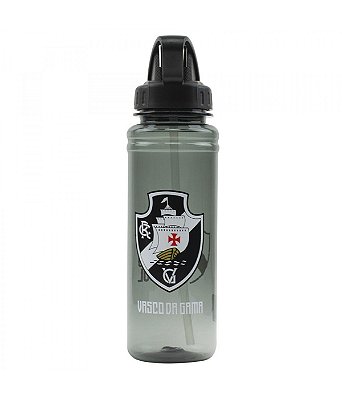 Garrafa Com Canudo Retrátil 700ml Vasco Oficial