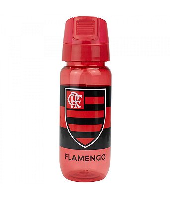 Garrafa De Plástico Flamengo Vermelha 450ml Oficial