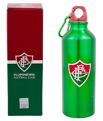 Garrafa Alumínio Fluminense Com Prendedor 500ml Oficial