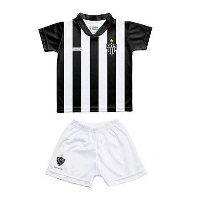 Conjunto Uniforme Bebê Atlético MG Oficial - Torcida Baby
