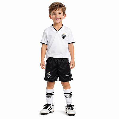 Conjunto Infantil Atlético MG Uniforme Dry Oficial