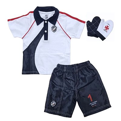 Conjunto Infantil Goleiro Vasco Oficial