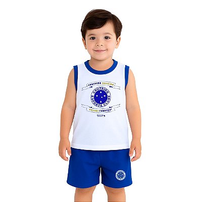 Conjunto Infantil Cruzeiro Regata Oficial