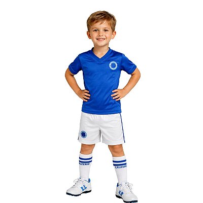 Conjunto Infantil Cruzeiro Uniforme Dry Oficial