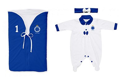 Kit Saída Maternidade Cruzeiro Meninas - Torcida Baby