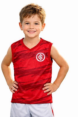 Camiseta Internacional Infantil Regata Faixas Oficial