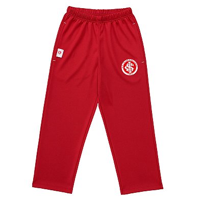 Calça Infantil Internacional Vermelha Oficial