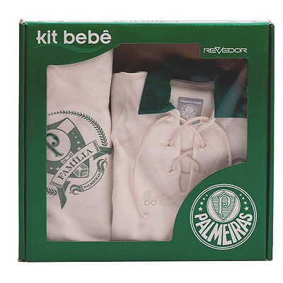 Kit Bebê Palmeiras Saída de Maternidade Retrô Com Manta