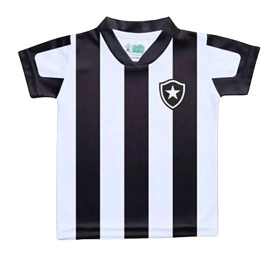 Camiseta Infantil Botafogo Listrada Torcida Baby
