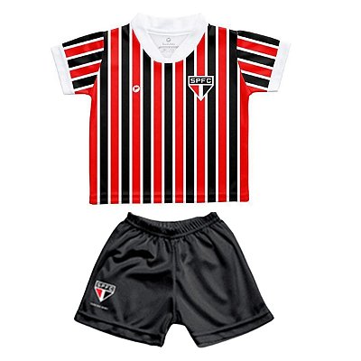 Uniforme Bebê São Paulo Conjunto 2 Peças Torcida Baby