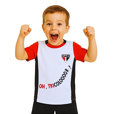 Camiseta São Paulo Infantil Oh Tricolor Oficial