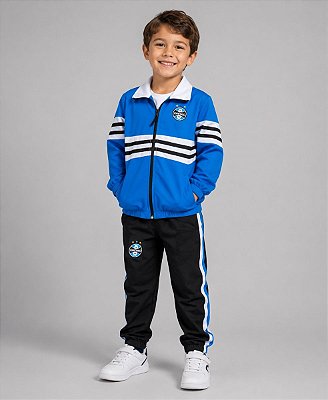 Agasalho Infantil Grêmio Conjunto de Frio Microfibra Oficial