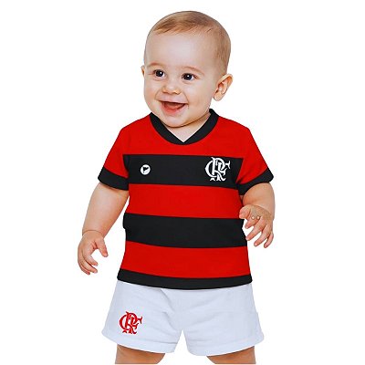Conjunto Flamengo Uniforme Bebê - Torcida Baby