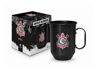 Caneca De Alumínio 600ml Corinthians Oficial