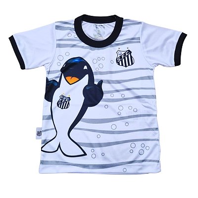 Camiseta Santos Infantil Mascote Oficial