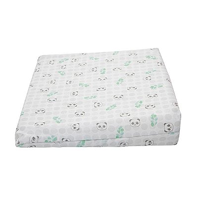 Travesseiro Bebê Confort Para Carrinho Panda 30x30x8Cm