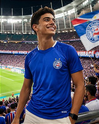 Camisa Bahia Azul Esquadrão Adulto Oficial