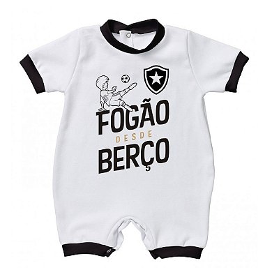 Macacão Bebê Botafogo "Fogão Desde Berço" - Torcida Baby