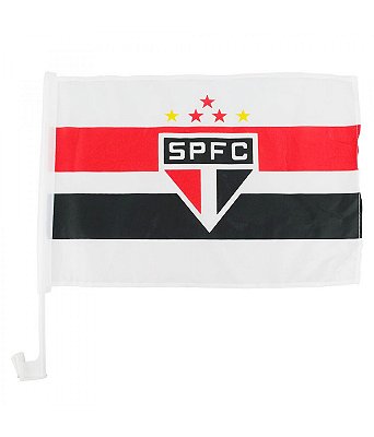 Bandeirinha São Paulo Para Vidro do Carro Com Haste Plástico