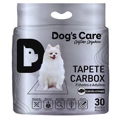 Tapete Higiênico Para Pets Carbox Dogs Care 90x60Cm 30 Un