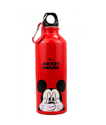 Garrafa Alumínio Vermelha Mickey Mouse 500ml - Disney