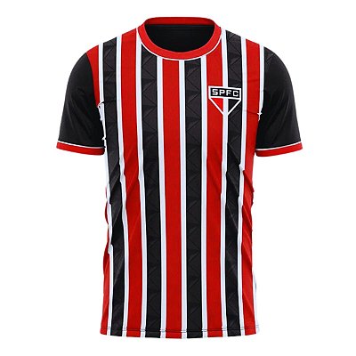 Camiseta São Paulo Infantil Listrada Braziline Oficial