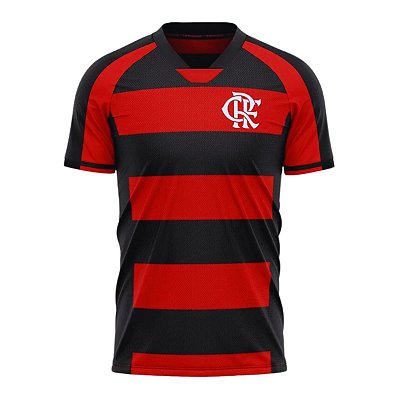 Camiseta Flamengo Infantil Listrada Braziline Oficial