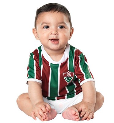 Conjunto Infantil Uniforme Fluminense Dry - Torcida Baby