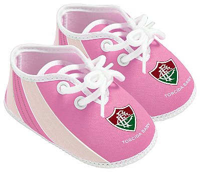 Chuteira Bebê Fluminense Rosa - Torcida Baby