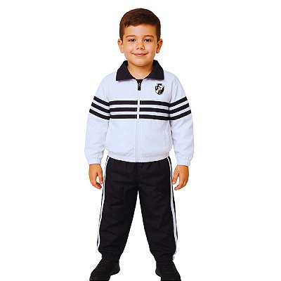 Conjunto Agasalho Vasco Infantil Microfibra Oficial
