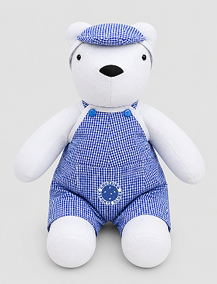 Ursinho de Pelúcia Torcedor Cruzeiro Oficial 33 Cm