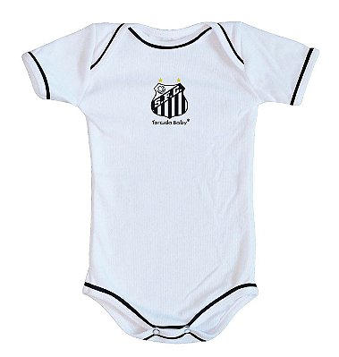 Body Santos Oficial Branco - Torcida Baby