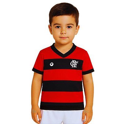 Camiseta Infantil Flamengo Listras - Torcida Baby