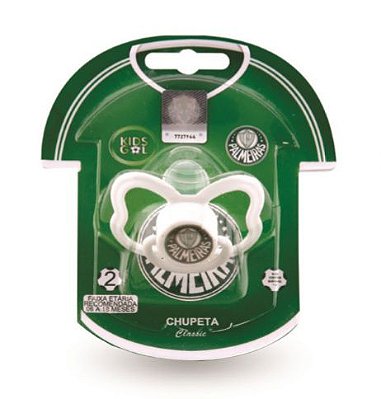 Chupeta Palmeiras Classic Orto S2 Kids Gol