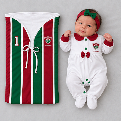 Kit Maternidade Fluminense Meninas - Torcida Baby