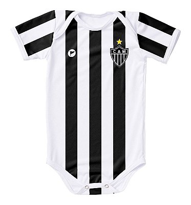 Body Atlético MG Proteção UV Listrado Oficial