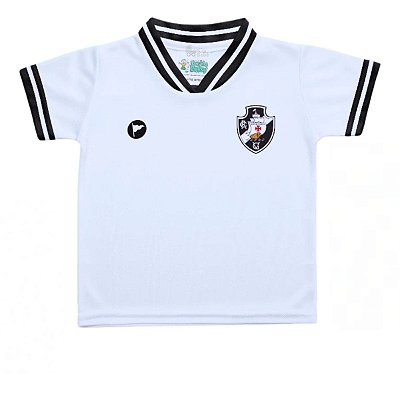 Camiseta Bebê Vasco Branca Oficial - Torcida Baby