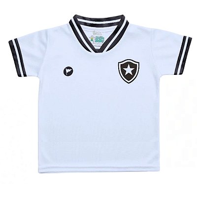 Camiseta Bebê Botafogo Branca - Torcida Baby