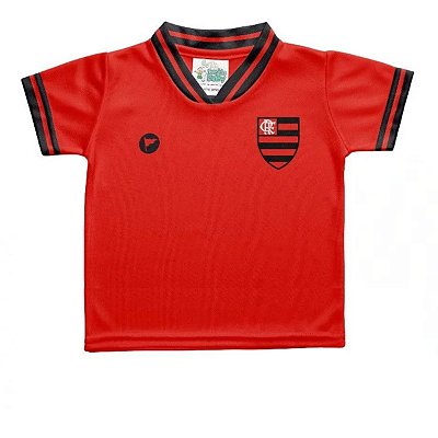 Camiseta Bebê Flamengo Vermelha - Torcida Baby