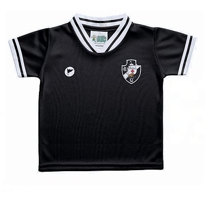 Camiseta Bebê Vasco Preta - Torcida Baby