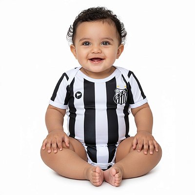 Body Santos com Proteção UV Listrado Oficial