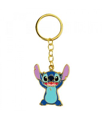 Chaveiro Stitch Patinhas Pra Cima 4.5cm - Disney