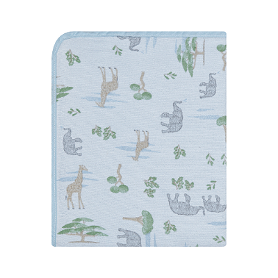 Cobertor Bebê Flanelado Animais Safári África 1,10x90cm Papi