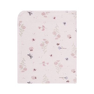 Cobertor Bebê Flanelado Flores no Jardim Rosa 1,10x90cm Papi