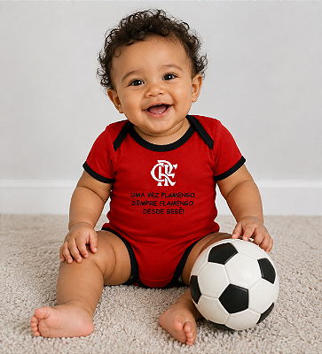 Body Bebê Uma Vez Flamengo Sempre Flamengo Desde Berço