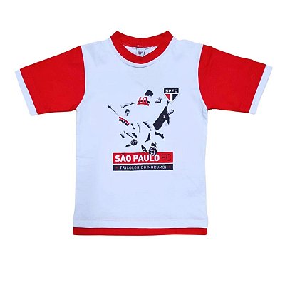 Camiseta Infantil São Paulo Tricolor do Morumbi Oficial