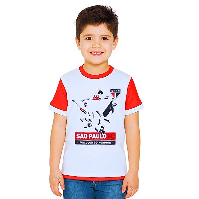Camiseta Infantil São Paulo Tricolor do Morumbi Oficial