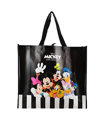 Sacola de Feira Reutilizável Turma do Mickey 39x35cm Disney