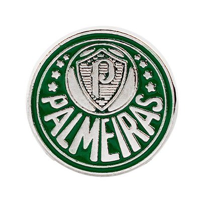 Broche Metal Escudo Time 2.2x2.2cm - Palmeiras